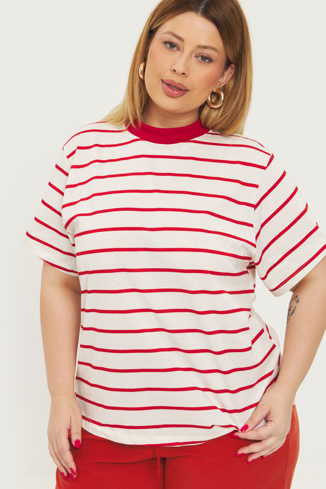 T-shirt Oversized Catarina Vermelho