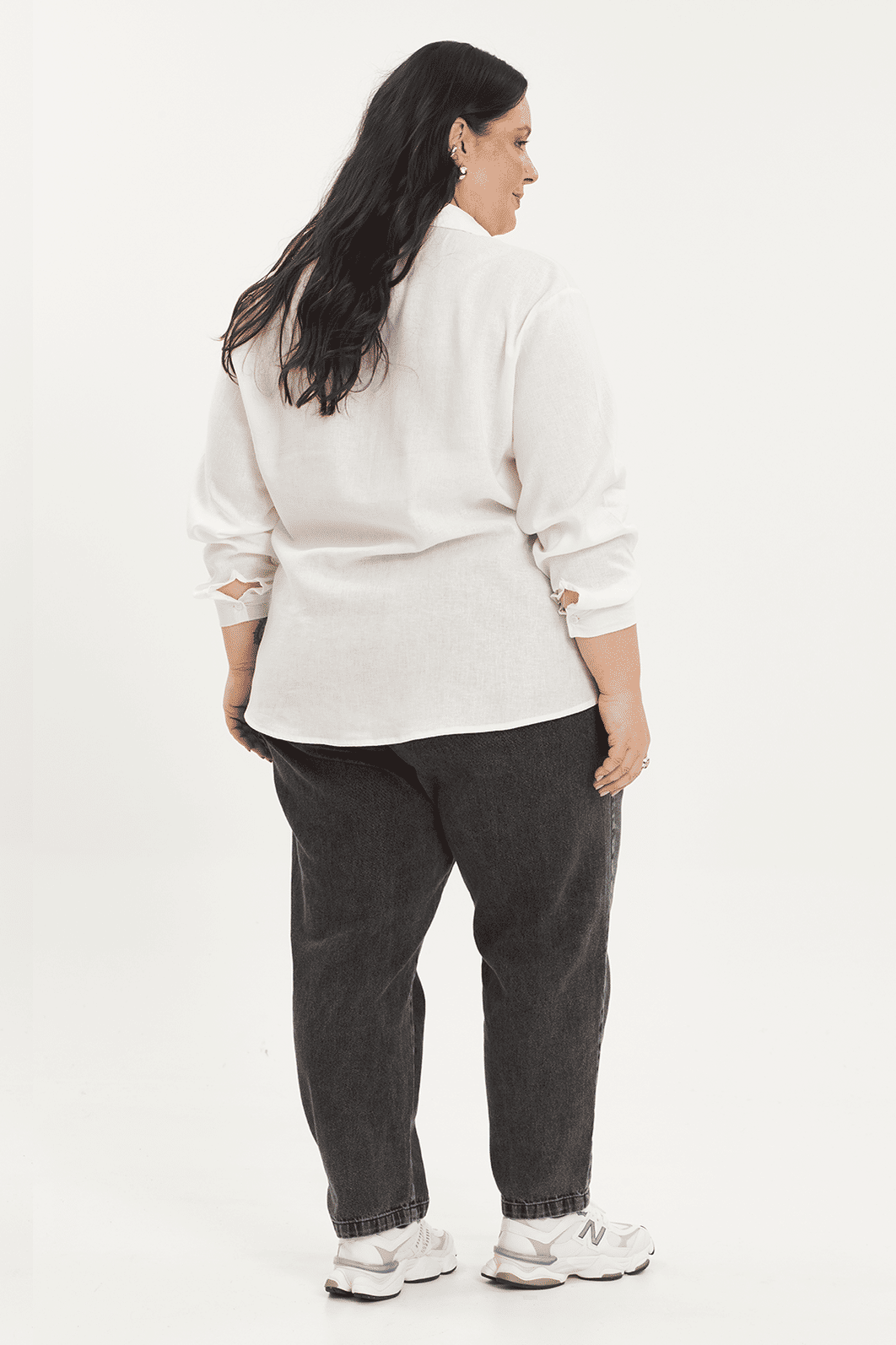 Camisa De Linho Melina Off-White Camisa De Linho Melina Off-White