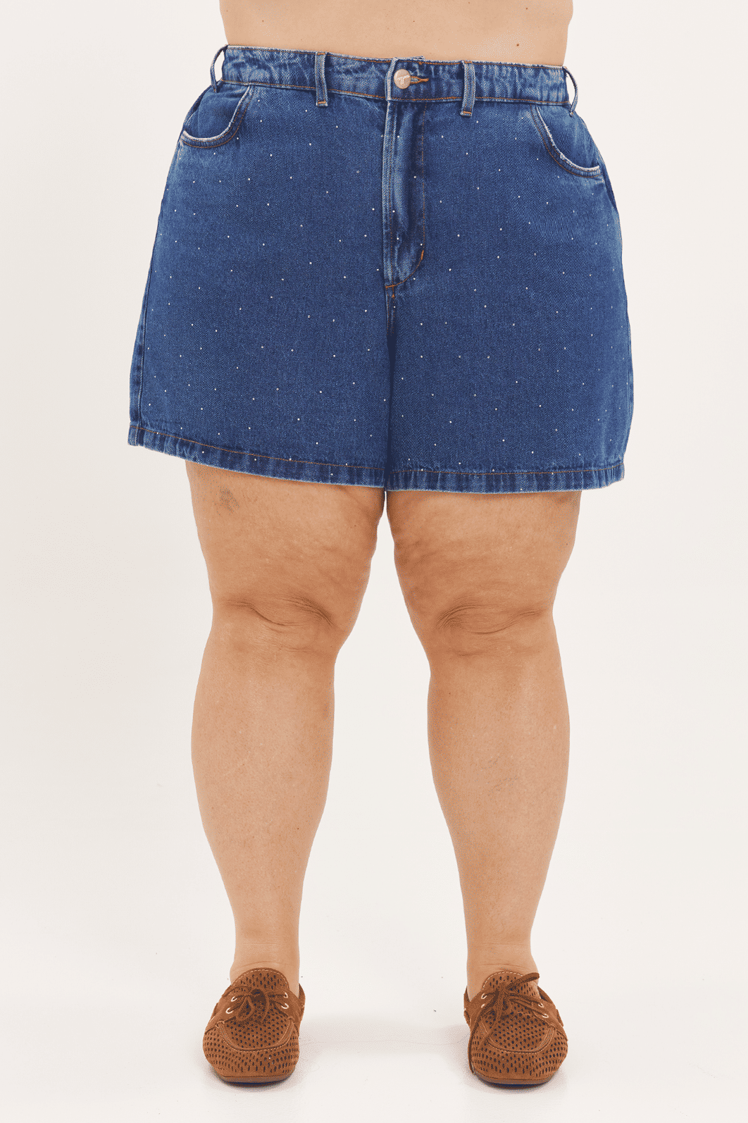 Short Com Brilhos Magnólia Jeans