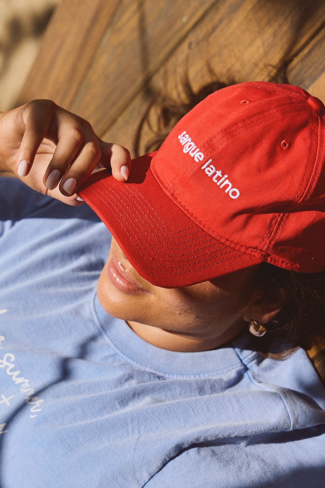 Boné Bordado Sangue Latino