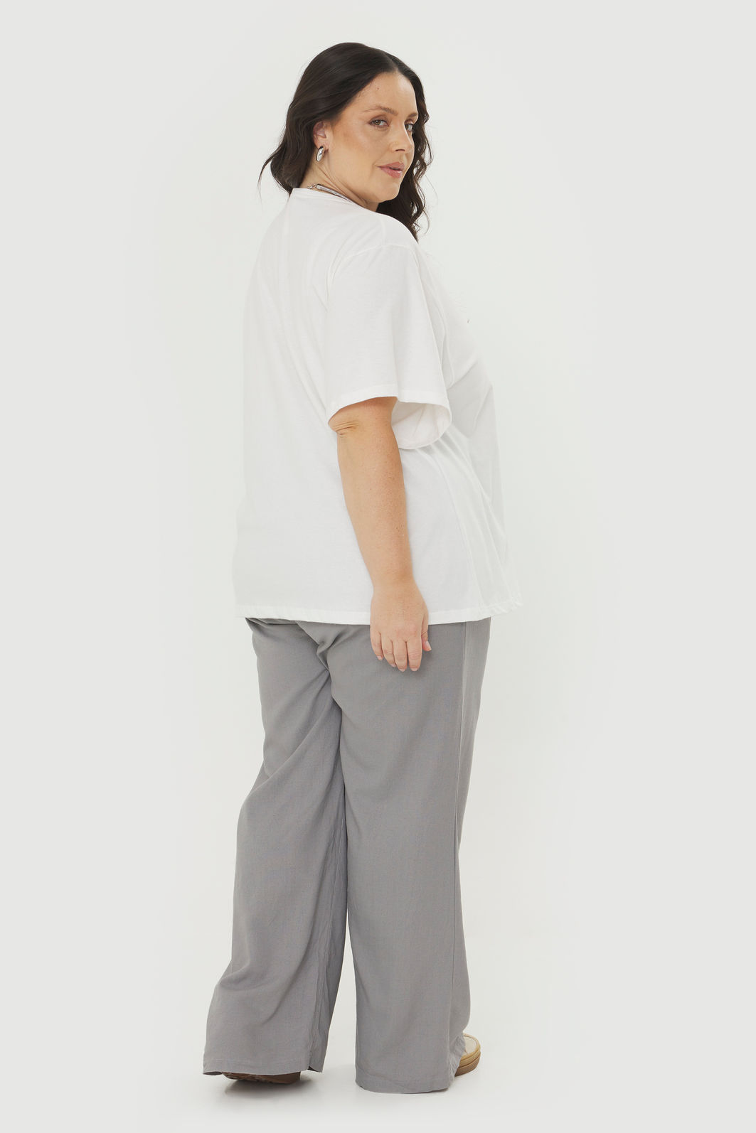 T-Shirt De Algodão Ciao Amore Off-White T-Shirt De Algodão Ciao Amore Off-White
