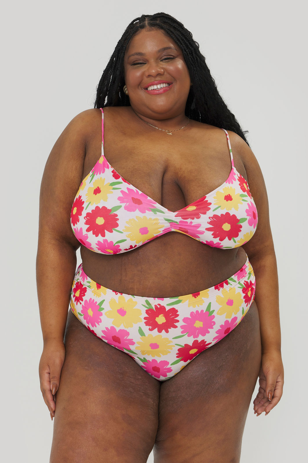 Calcinha Hot Pants Biquini Tulum Floral