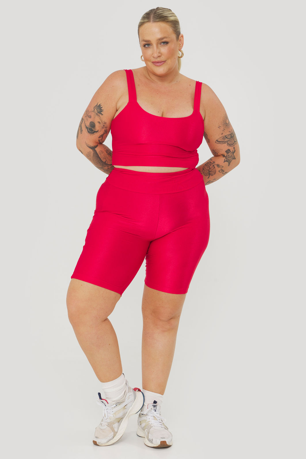 Bermuda Esportiva Euforia Vermelho Bermuda Esportiva Euforia Vermelho