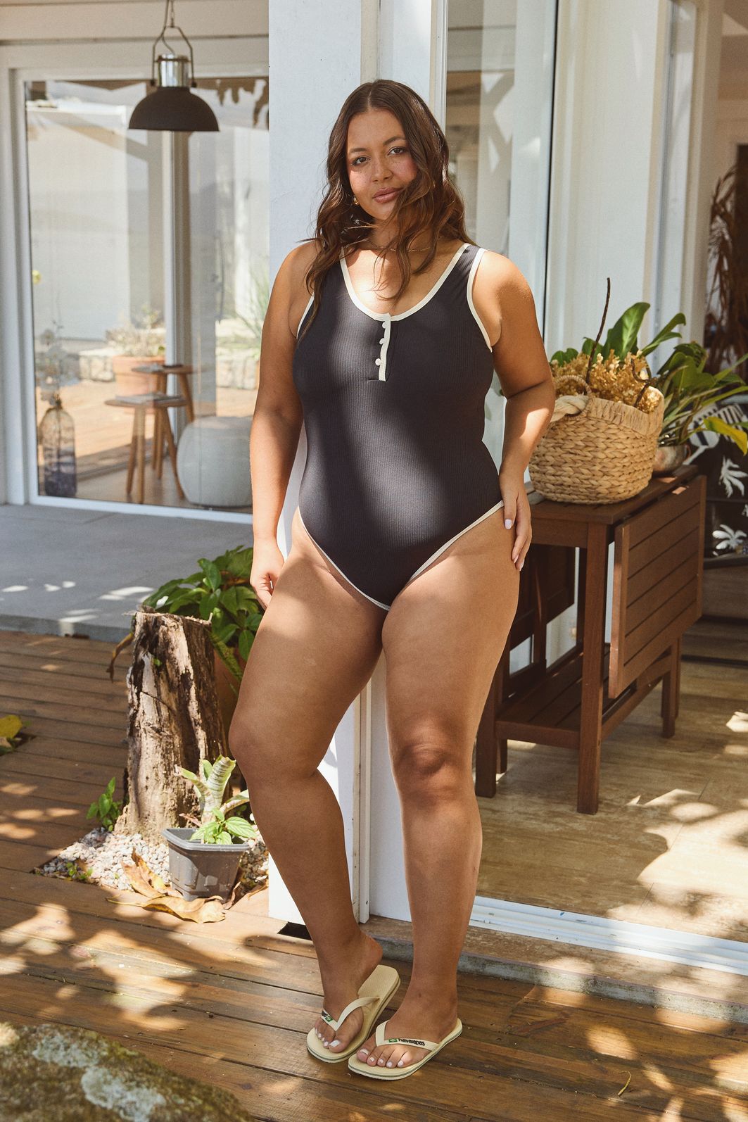 Maiô Canelado Sorrento Preto Maiô Canelado Sorrento Preto