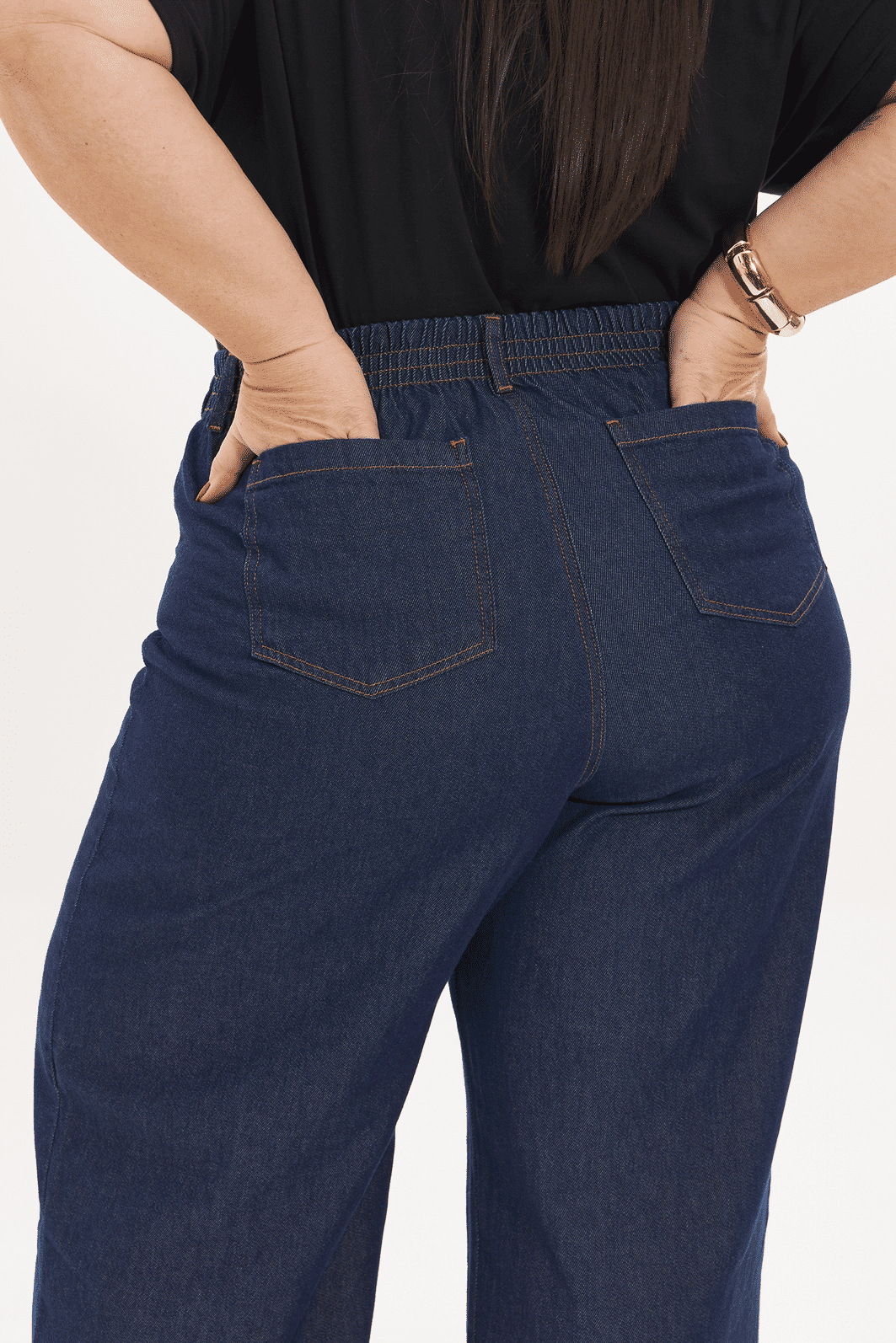 Calça Pantalona Duda Jeans Calça Pantalona Duda Jeans