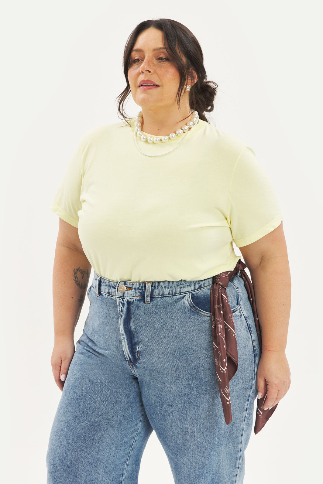 Calça Reta Dalila Jeans Calça Reta Dalila Jeans