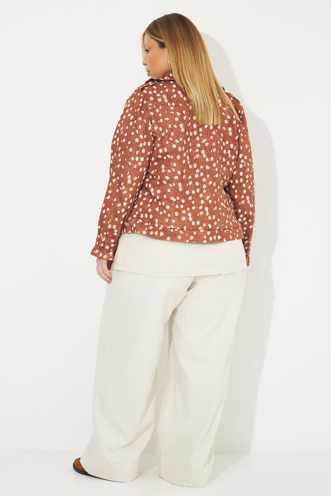 Jaqueta Sarja Zoey Deer Animal Print Jaqueta Sarja Zoey Deer Animal Print