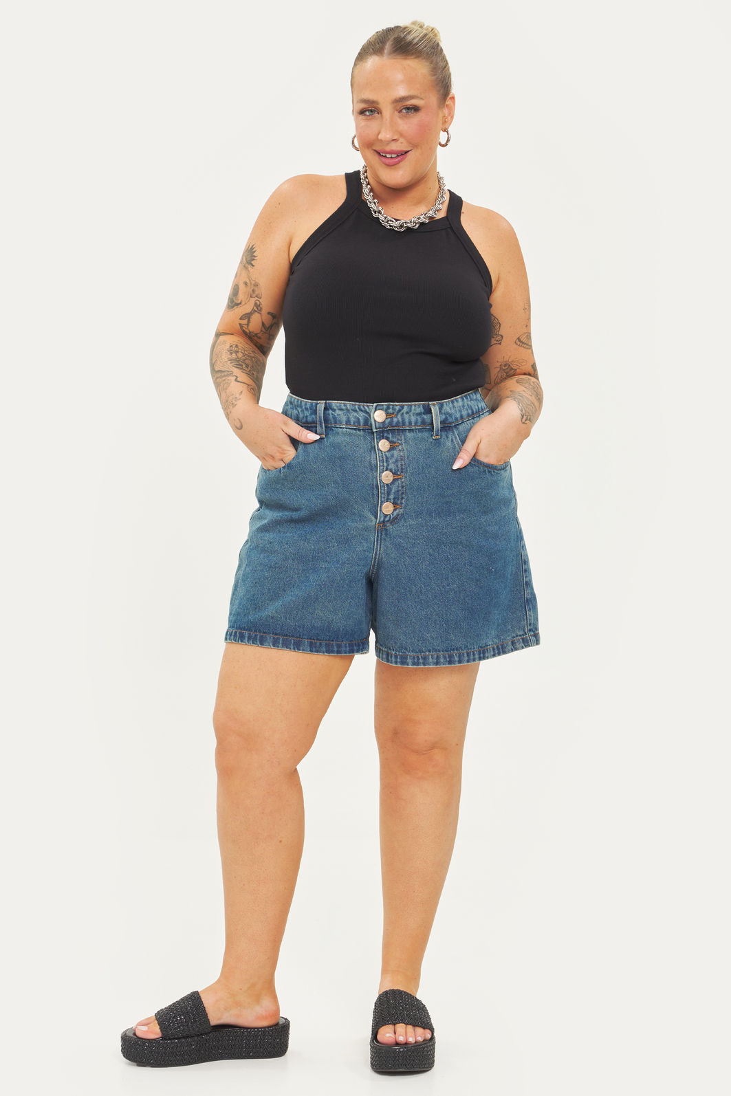 Short Vintage Anastácia Jeans