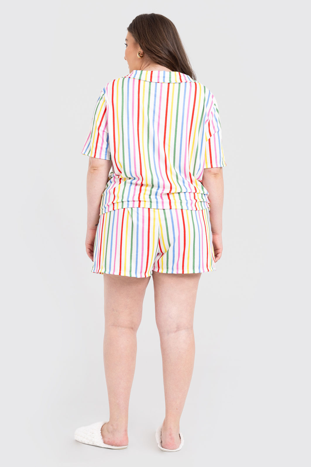 Conjunto Pijama Americano Lari Listrado Conjunto Pijama Americano Lari Listrado