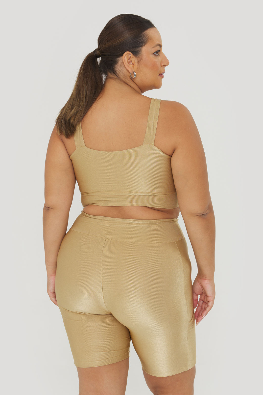 Bermuda Esportiva Euforia Dourado