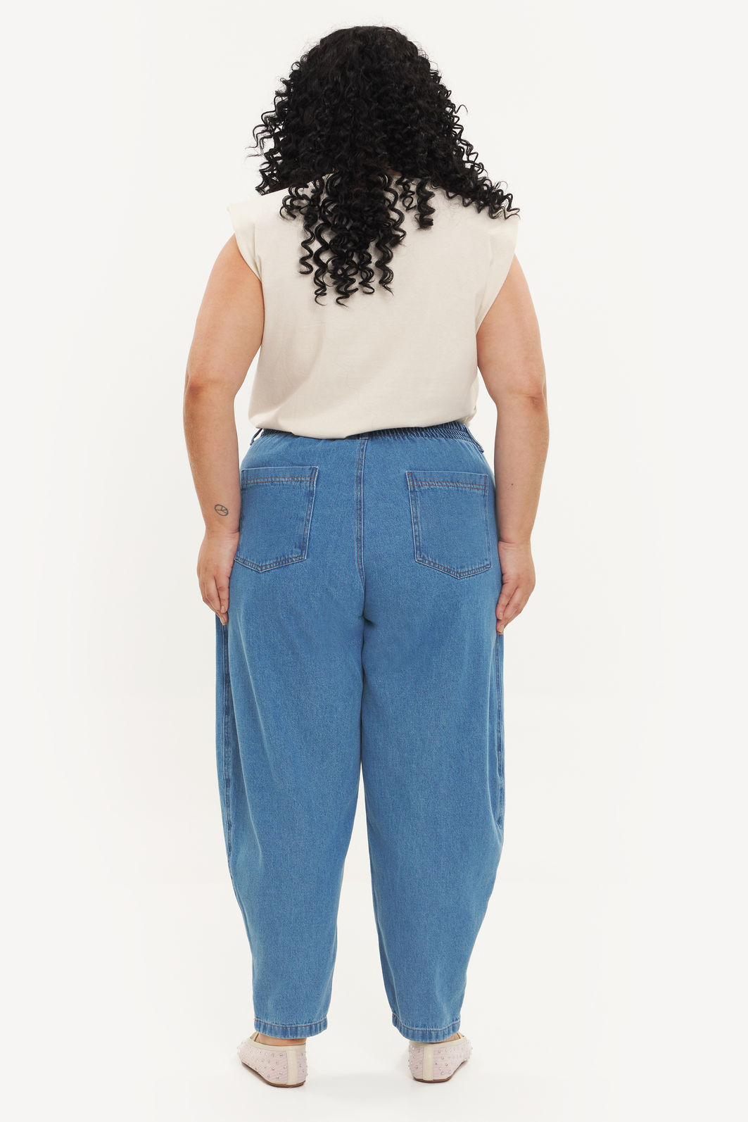 Calça Barrel Alice Jeans Calça Barrel Alice Jeans