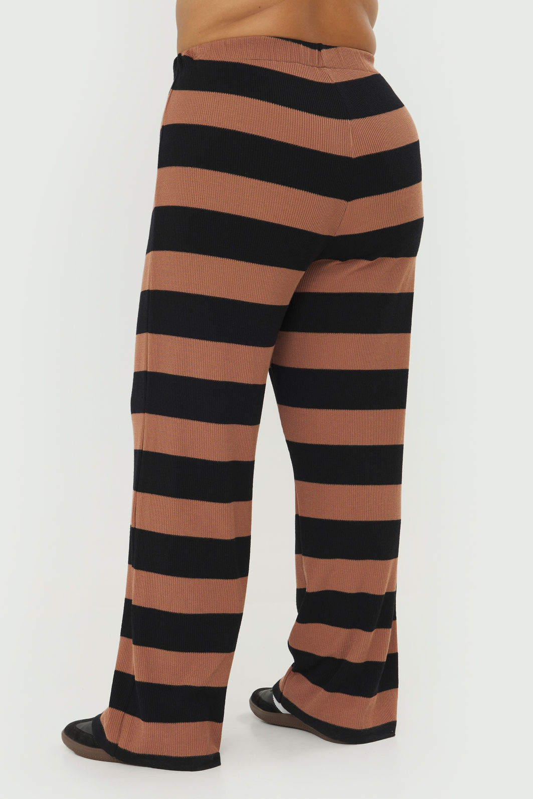 Calça Tricô Carlota Listrada