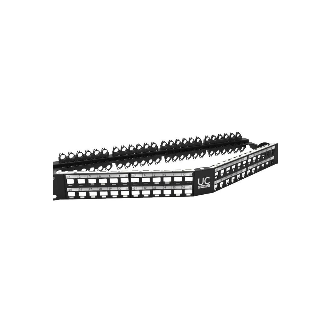 HD 1RU 48 PORT PATCH PANEL UNLOADED BK PRYSMIAN HD 1RU 48 PORT PATCH PANEL UNLOADED BK PRYSMIAN