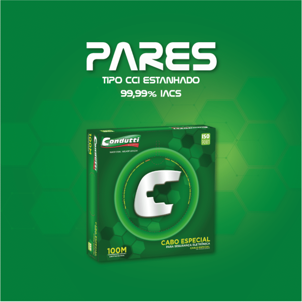 CABO ALARME 4X26 - 40 NU (VIAS MULTICORES) BC CX 100M COBRE NU