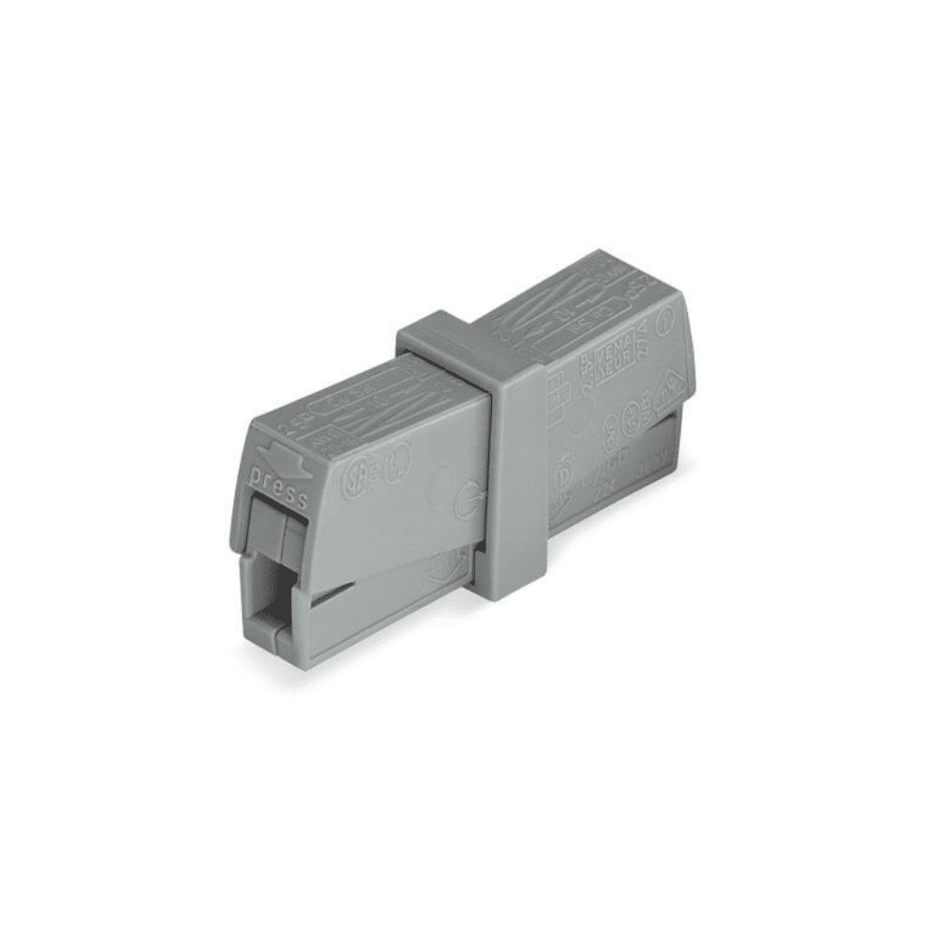 CONECTOR DE EMENDA FLEXÍVEL E RÍGIDO ATE 2,5MM 224-201