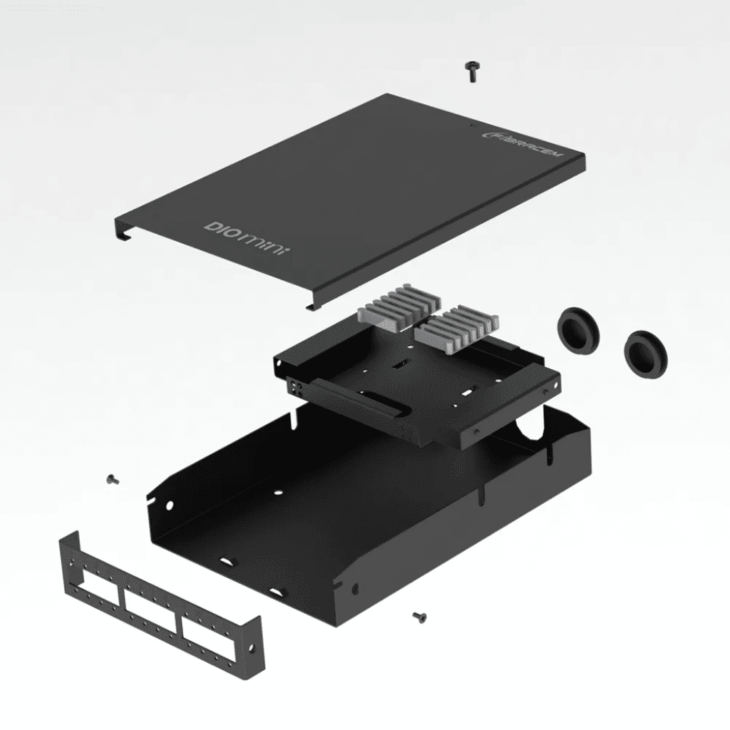 DISTRIBUIDOR INTERNO OPTICO MINI PAREDE 12F SC/UPC SIMPLEX MM OM2 PR