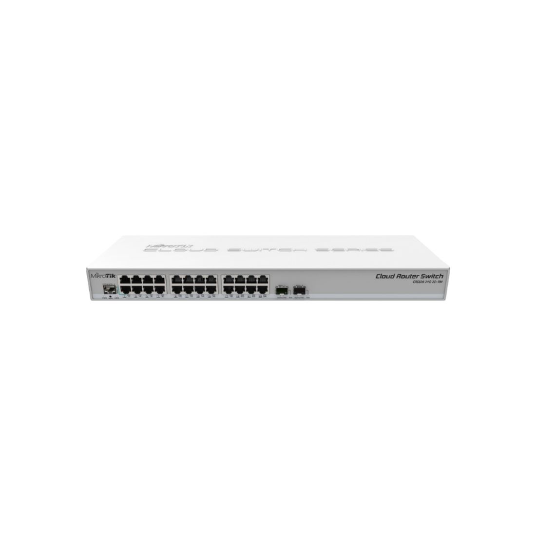 MIKROTIK CLOUD ROUTER SWITCH CRS326-24G-2S+RM- 24P GIGA + 2P SFP(10G) L2/L3 RACK MIKROTIK CLOUD ROUTER SWITCH CRS326-24G-2S+RM- 24P GIGA + 2P SFP(10G) L2/L3 RACK