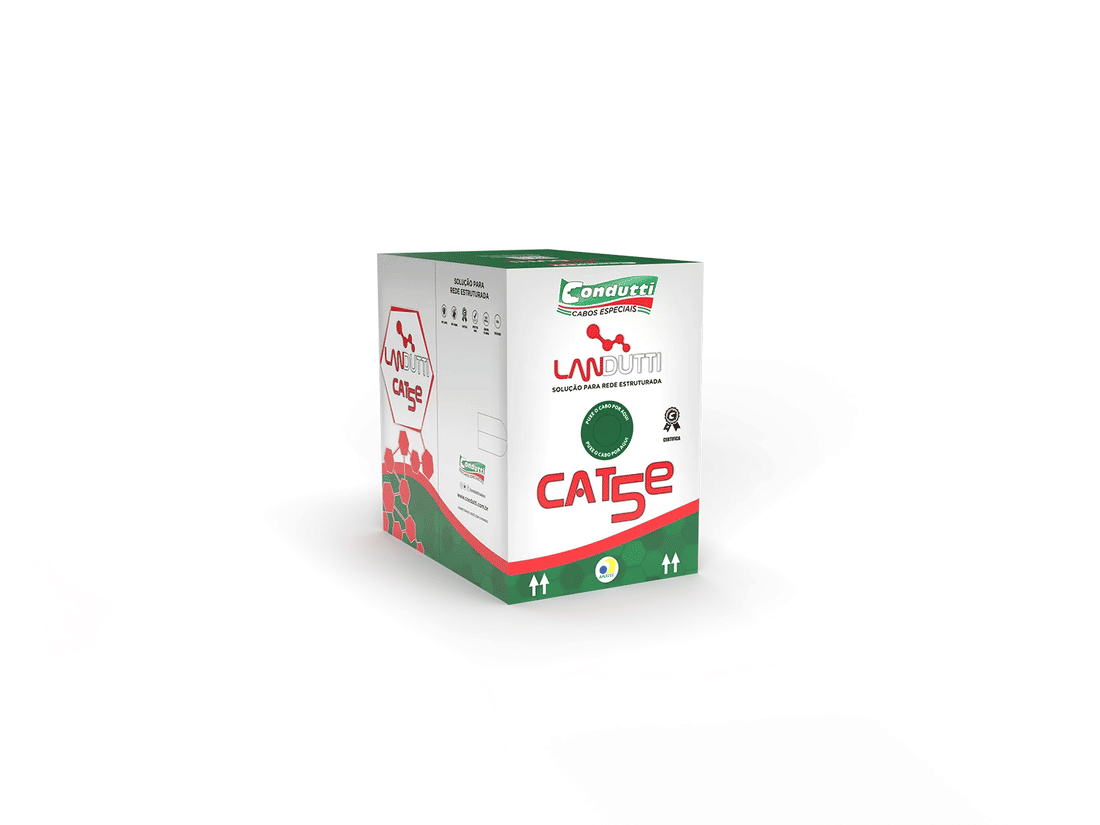 CABO LANDUTTI CAT5E UTP CMX 4PX24AWG CZ CX 305M CABO LANDUTTI CAT5E UTP CMX 4PX24AWG CZ CX 305M
