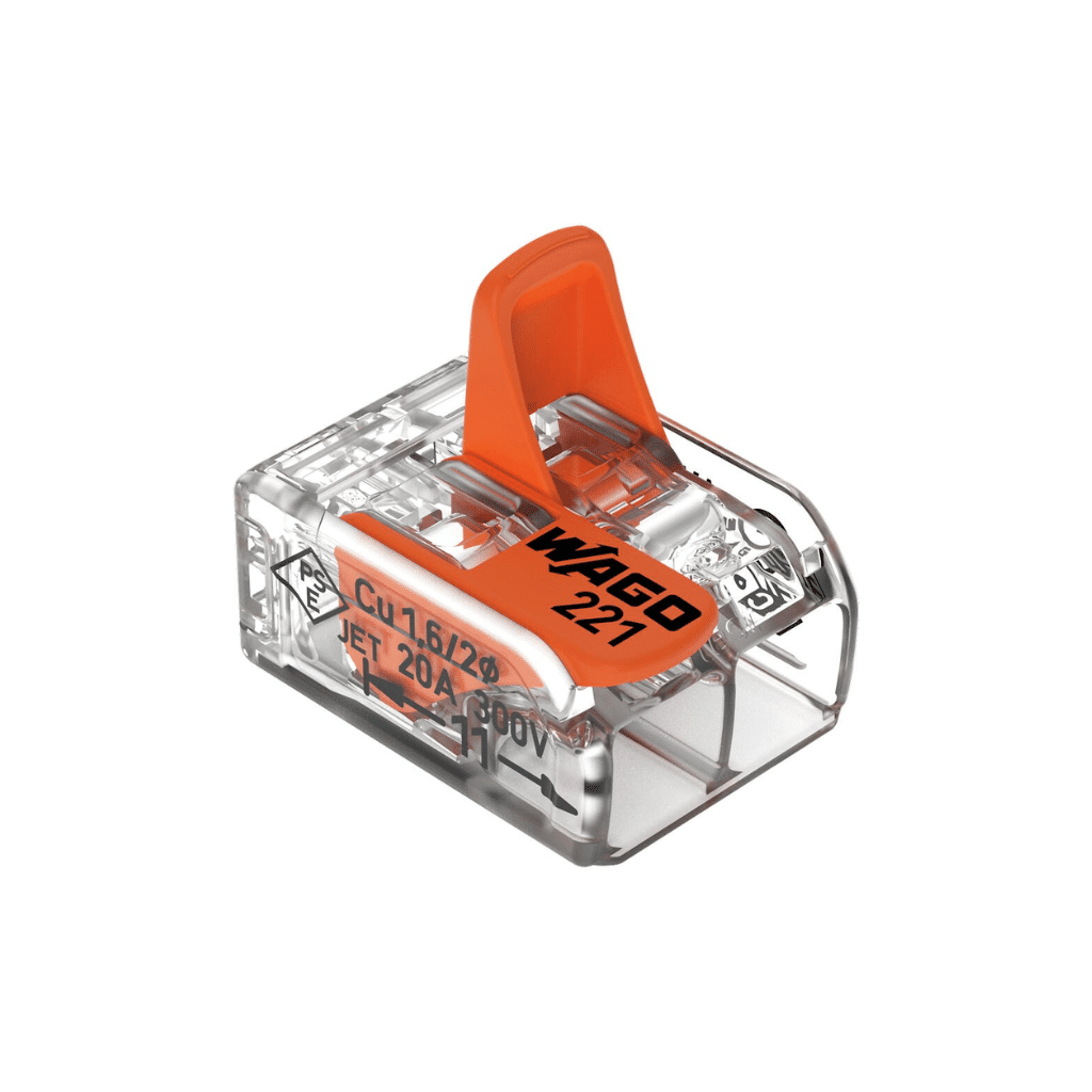 CONECTOR DE EMENDA 2 POLOS 0,14–4,0MM 221-412