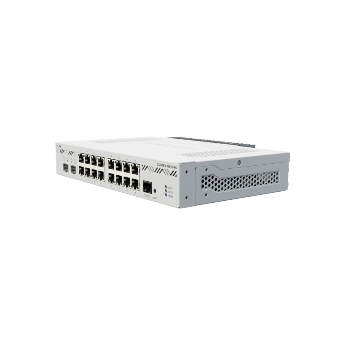 MIKROTIK CCR2004-16G-2S+PC - 16P GIGA + 2P SFP (10G) DESKTOP MIKROTIK CCR2004-16G-2S+PC - 16P GIGA + 2P SFP (10G) DESKTOP