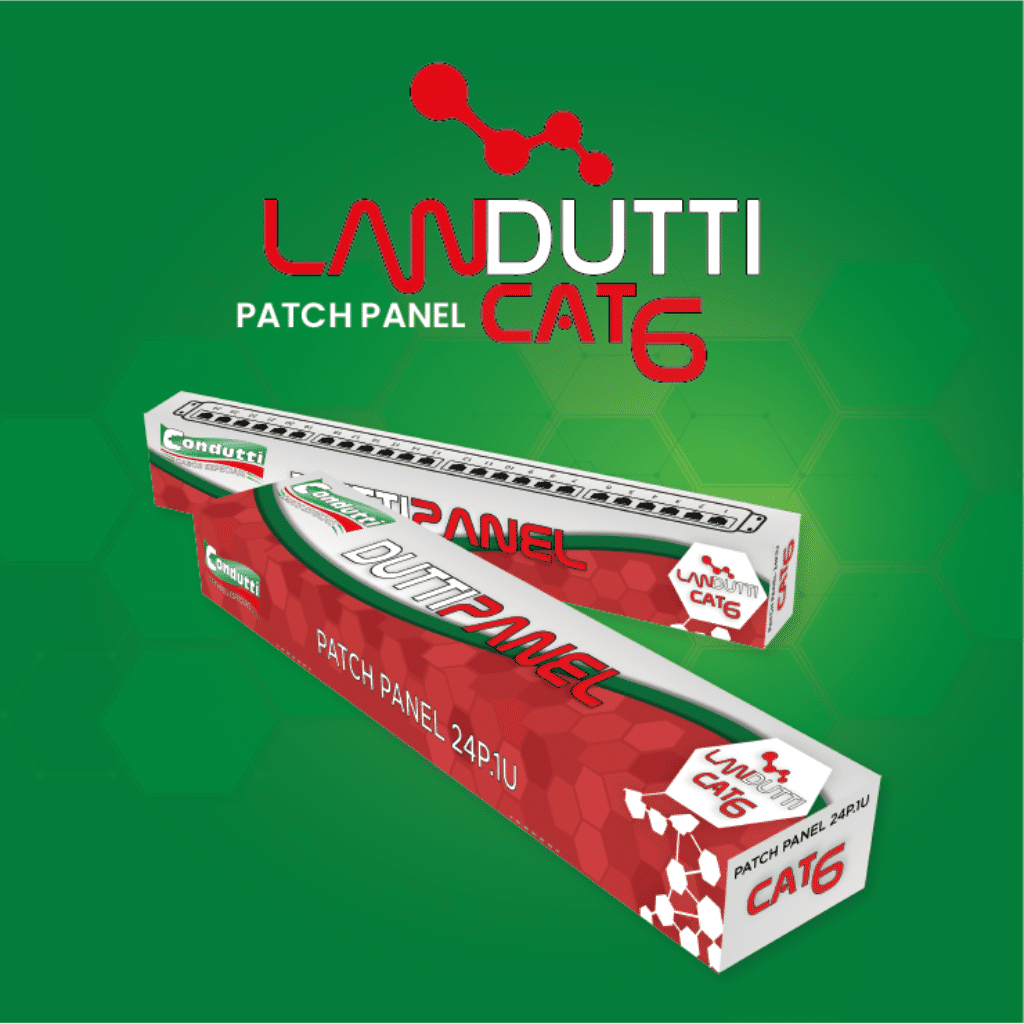 PATCH PANEL DE 24 PORTAS UTP - CAT 6 COM GUIA TRASEIRO PATCH PANEL DE 24 PORTAS UTP - CAT 6 COM GUIA TRASEIRO