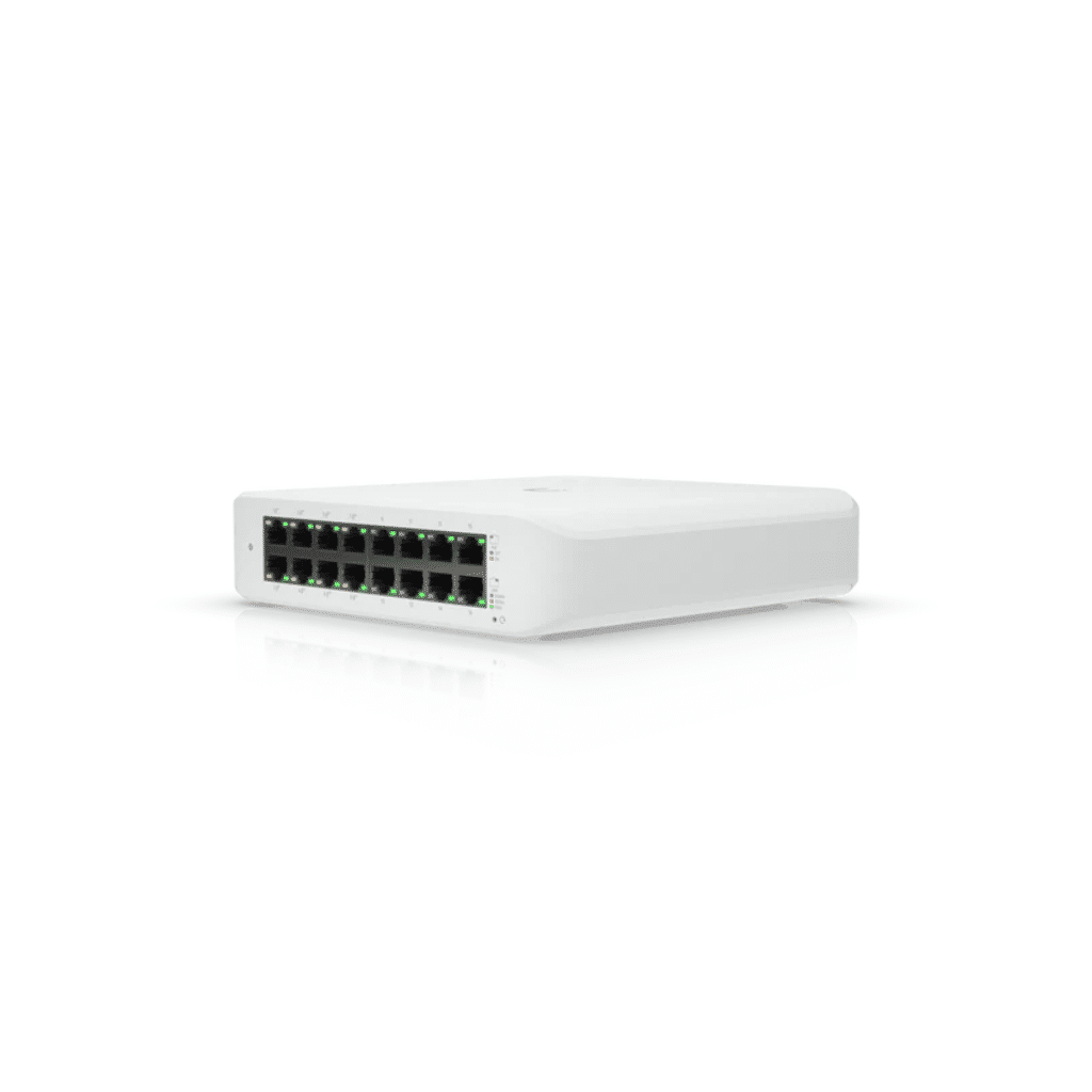 UBIQUITI SWITCH USW-LITE-16-POE-BR- UNIFI SWITCH 45W 16P GIGA PORTAS 1 A 8 POE