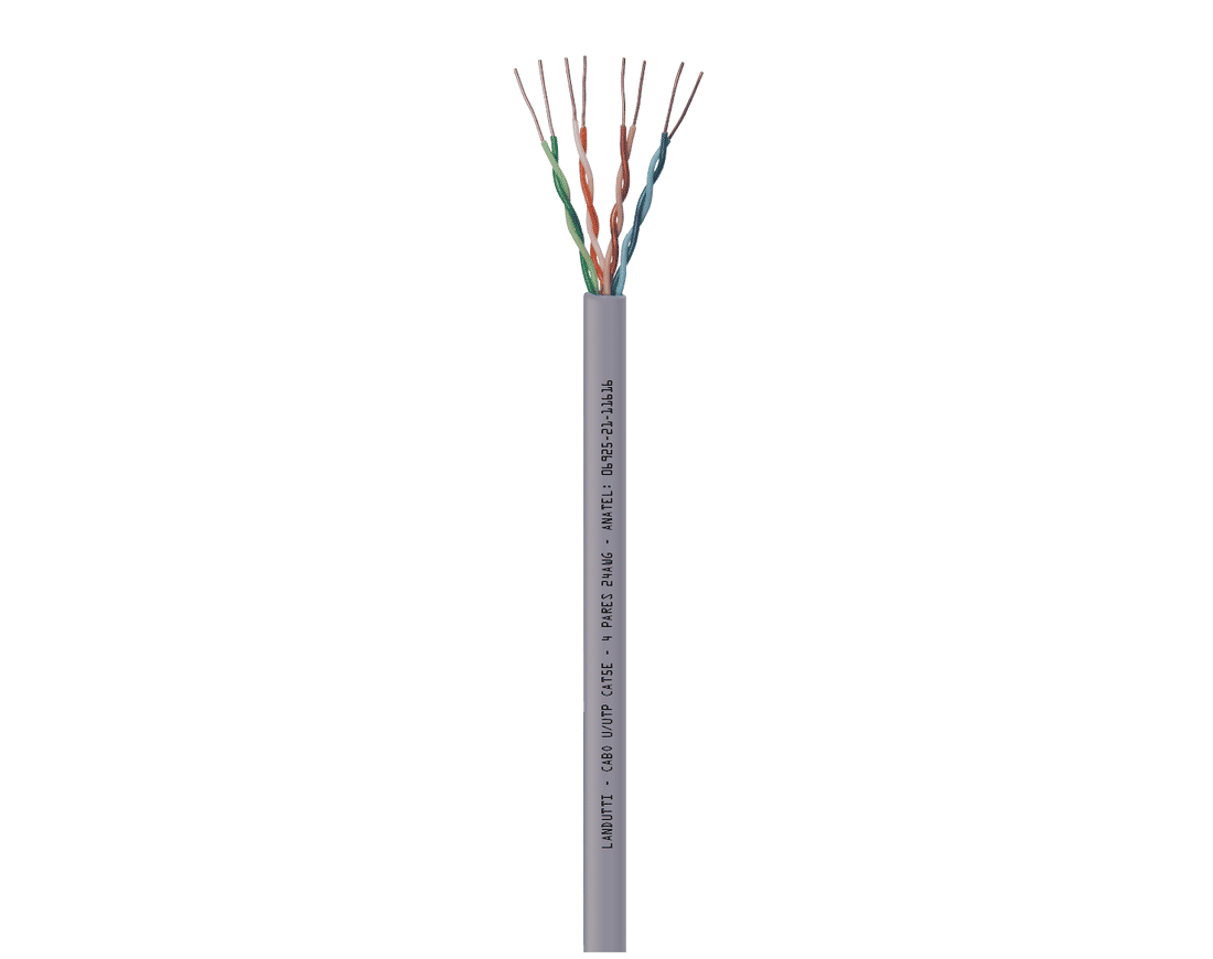 CABO LANDUTTI CAT5E UTP CMX 4PX24AWG CZ CX 305M CABO LANDUTTI CAT5E UTP CMX 4PX24AWG CZ CX 305M