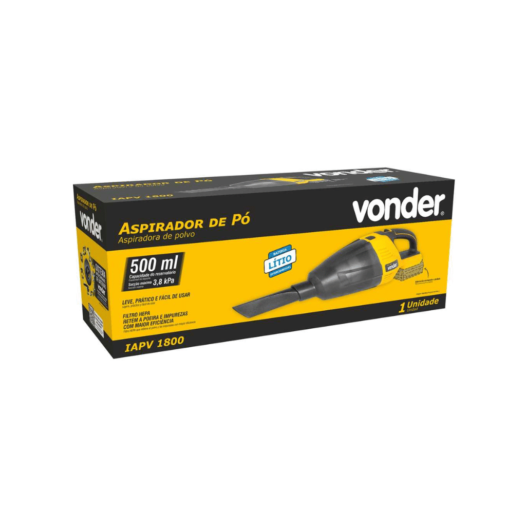 ASPIRADOR DE PO 18V IAPV1800 S/BAT S/CAR