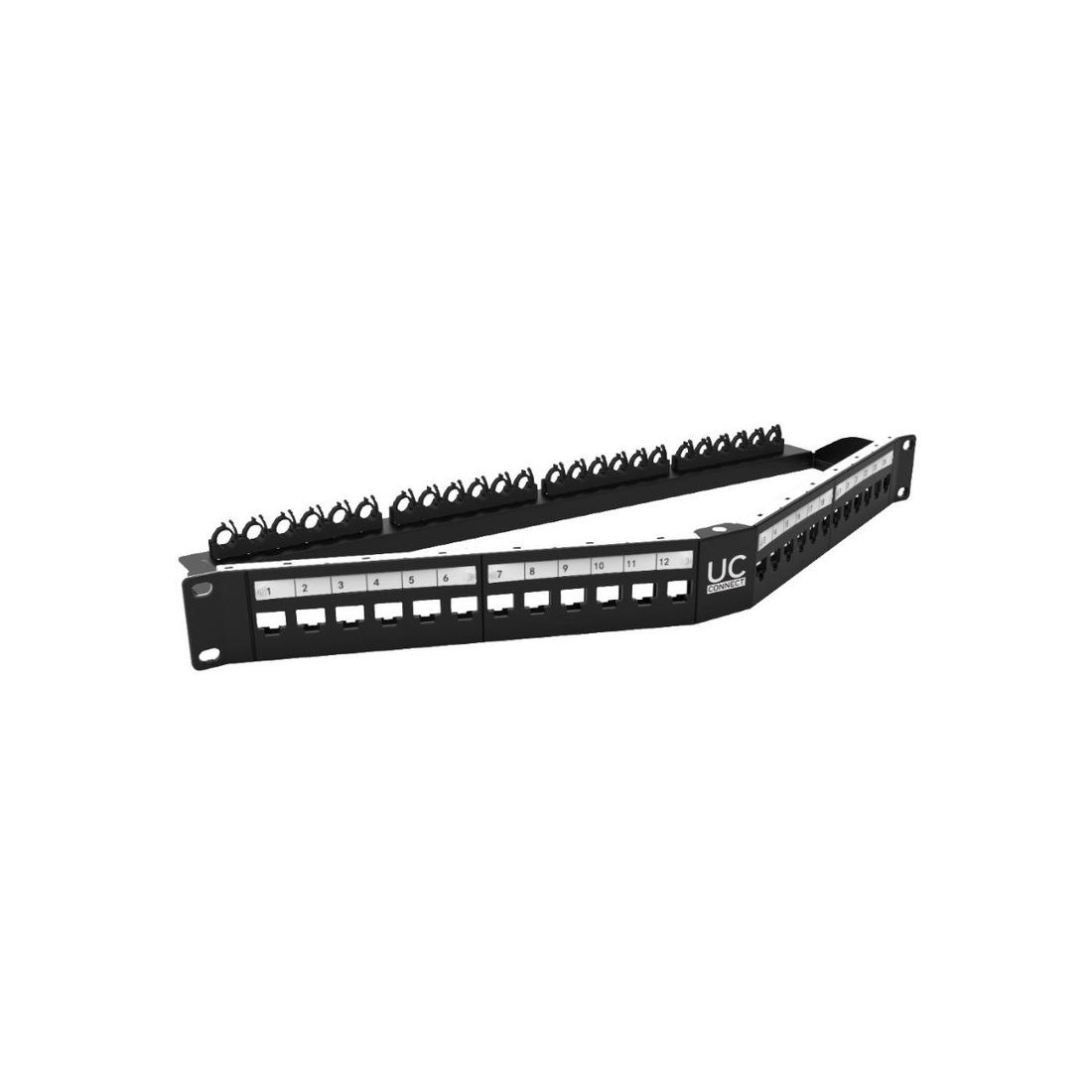 HD 1RU 24 PORT PATCH PANEL UNLOADED BK PRYSMIAN HD 1RU 24 PORT PATCH PANEL UNLOADED BK PRYSMIAN