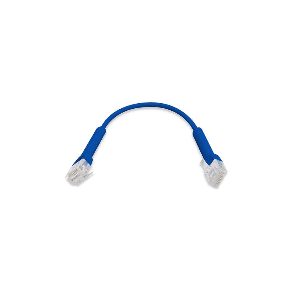 UBIQUITI UC-PATCH-RJ45-BL PATCH CORD CAT6 AZUL 10CM - Eletronic Web
