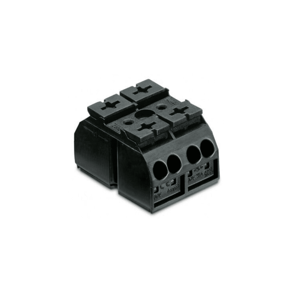 CONECTOR DE PASSAGEM 4VIAS 2 POLOS 862-552