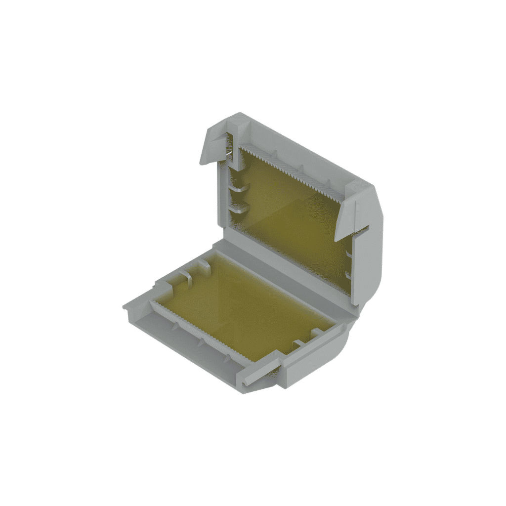 GELBOX RAMIFICAÇÃO PARA CABOS COM GEL 4MM TAMANHO 2 CINZA GELBOX RAMIFICAÇÃO PARA CABOS COM GEL 4MM TAMANHO 2 CINZA