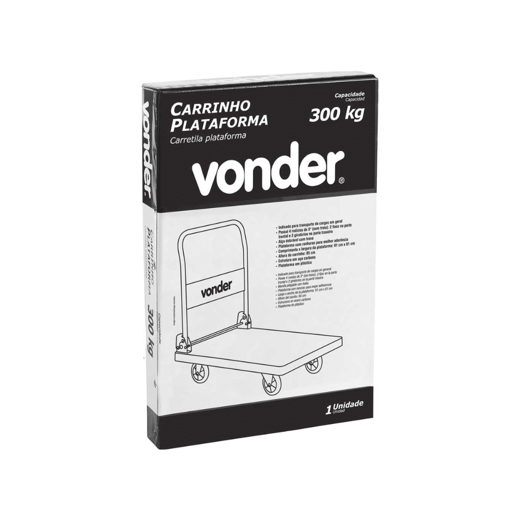 CARRINHO PLATAFORMA 300KG VONDER