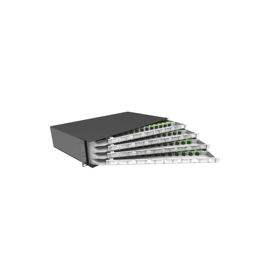 DIO-DISTRIBUIDOR INTERNO OPTICO ARTICULADO 48F SC (APC) SM 19" 2U - PR