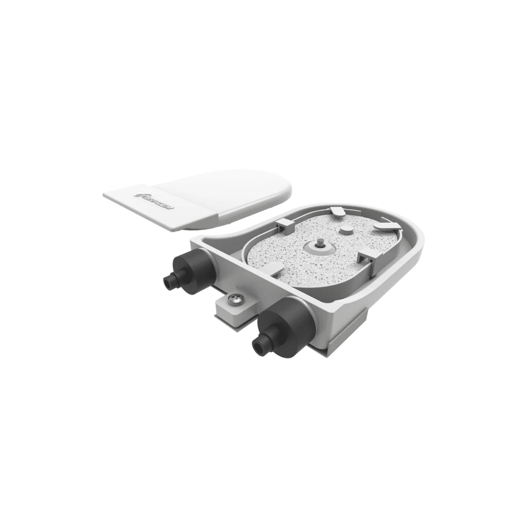 TERMINADOR OPTICO 06 FIBRAS (INJETADO-CINZA)