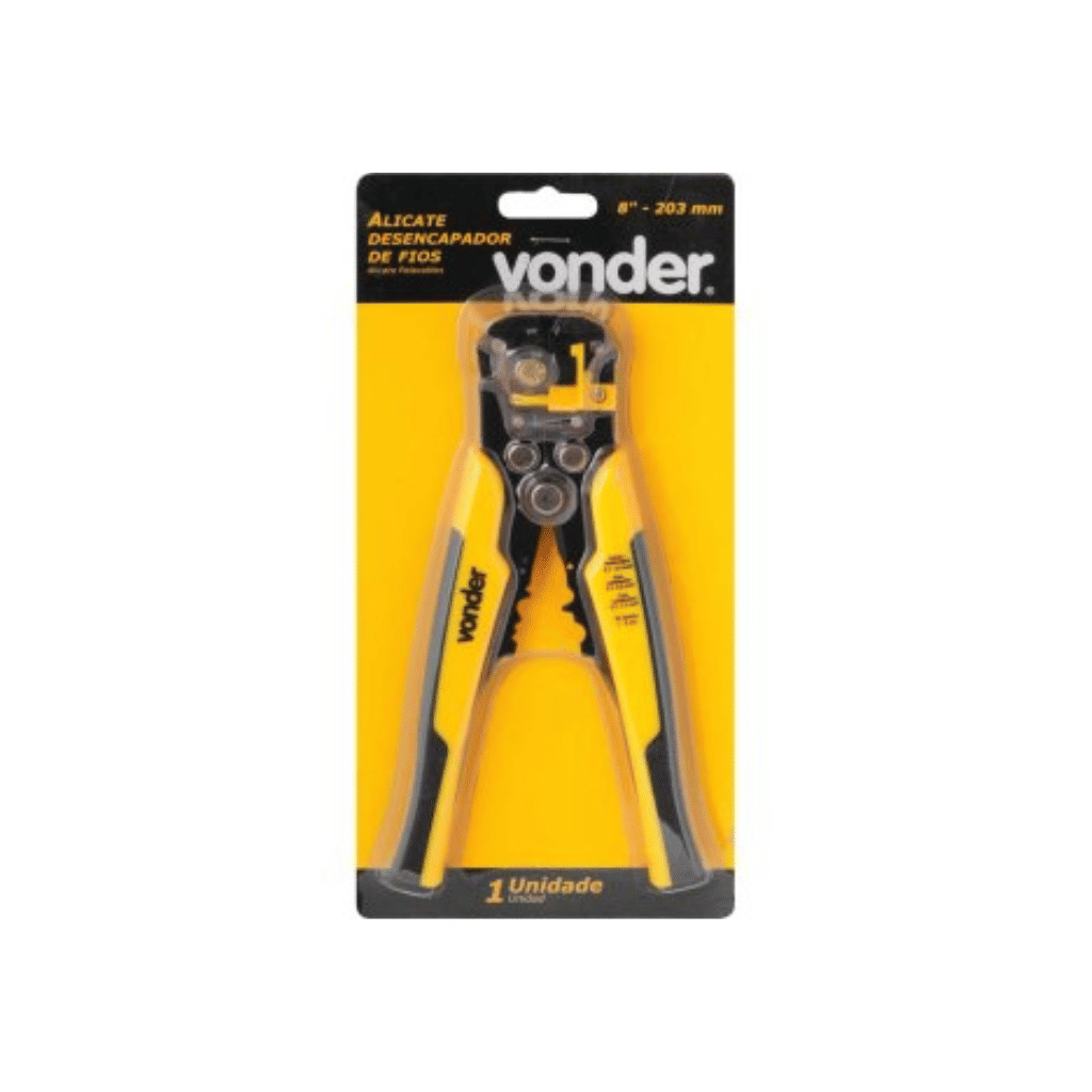 ALICATE DESENCAPADOR DE FIOS 8" AUTO VONDER