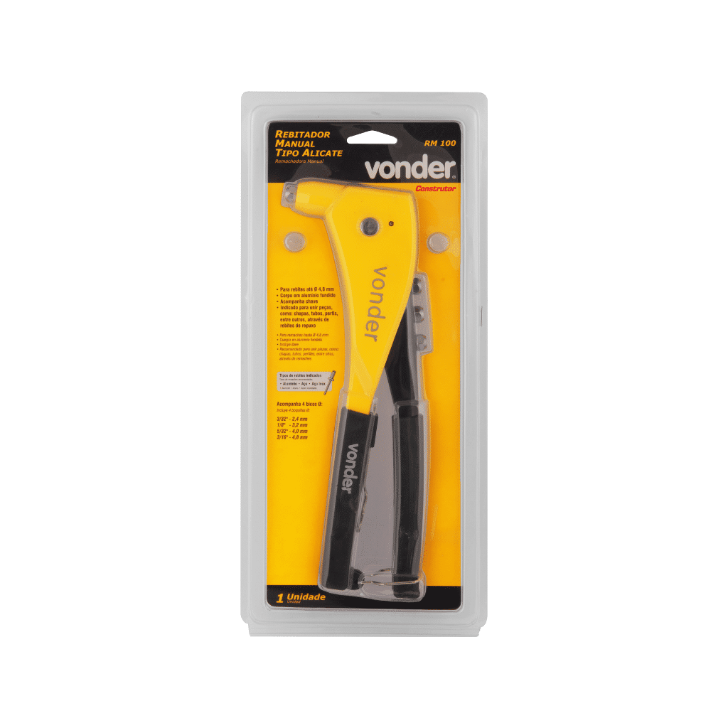 REBITADOR MANUAL ALICATE VONDER CONSTRUT