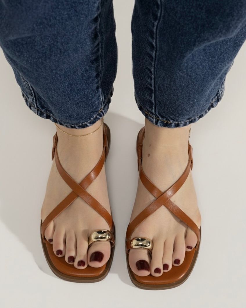 CISSA – FLAT RASTEIRA CARAMELO CISSA – FLAT RASTEIRA CARAMELO