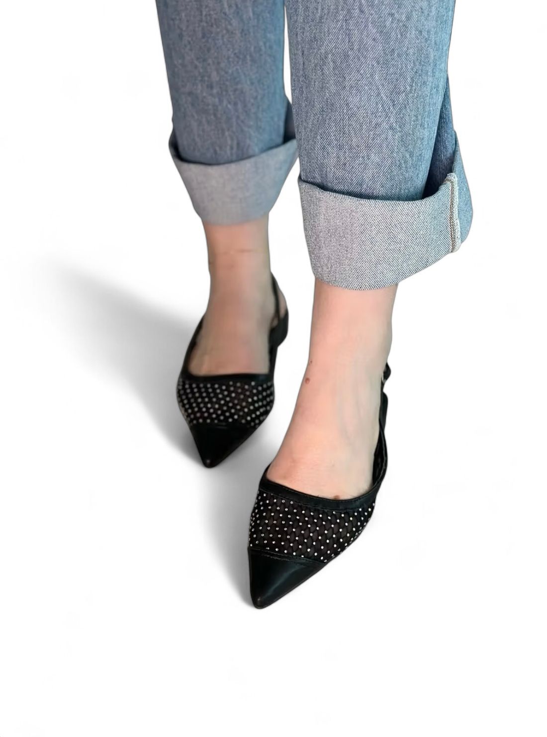 SILVIA - SAPATILHA TELA CRISTAL PRETA SILVIA - SAPATILHA TELA CRISTAL PRETA