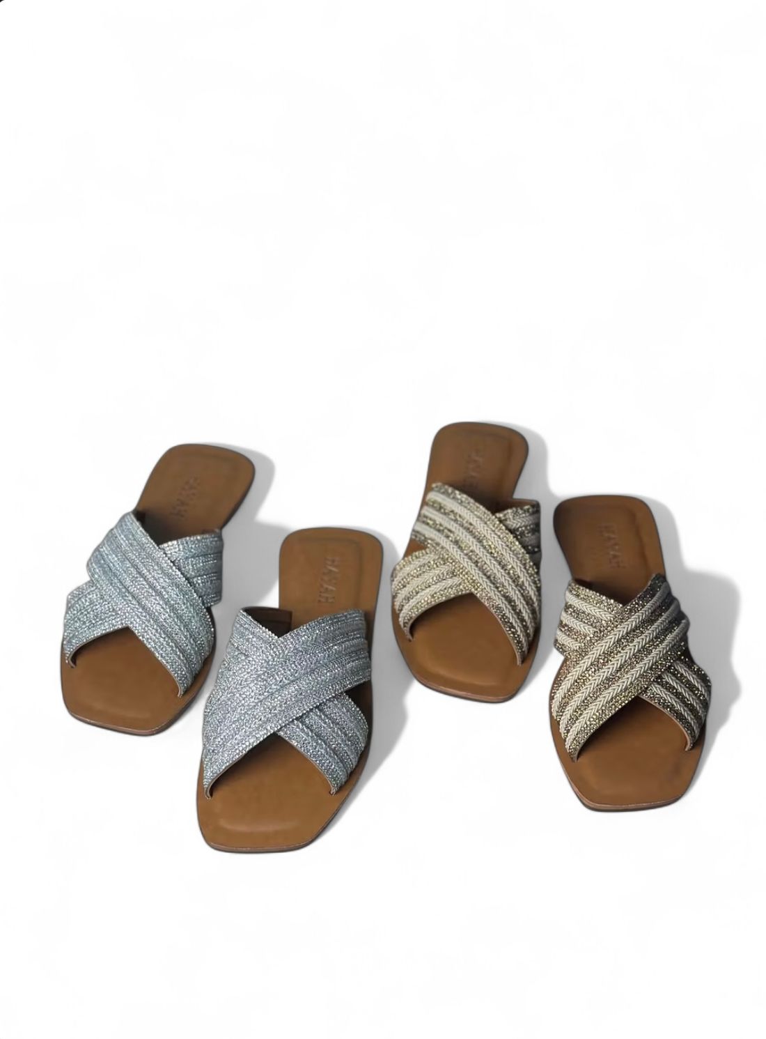 MIA - FLAT RASTEIRA CORDA COM STRASS DOURADO MIA - FLAT RASTEIRA CORDA COM STRASS DOURADO