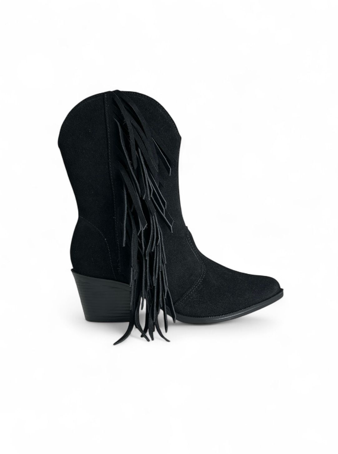 DOTHY - BOTA FRANJAS CAMURÇA PRETA DOTHY - BOTA FRANJAS CAMURÇA PRETA