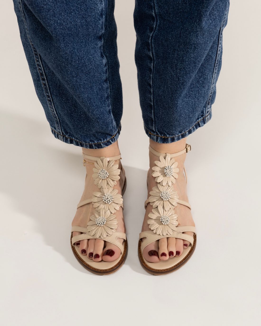 BRISA  - FLAT FLORES NUDE