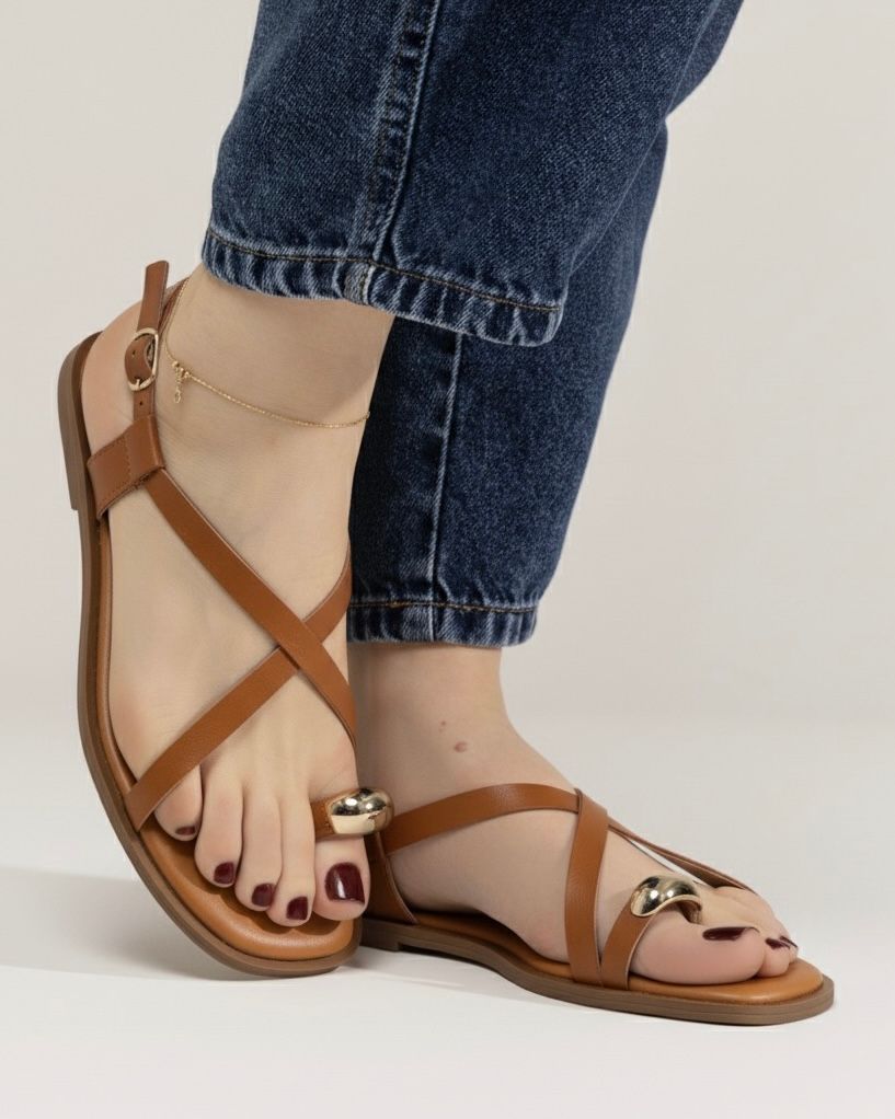 CISSA – FLAT RASTEIRA CARAMELO CISSA – FLAT RASTEIRA CARAMELO