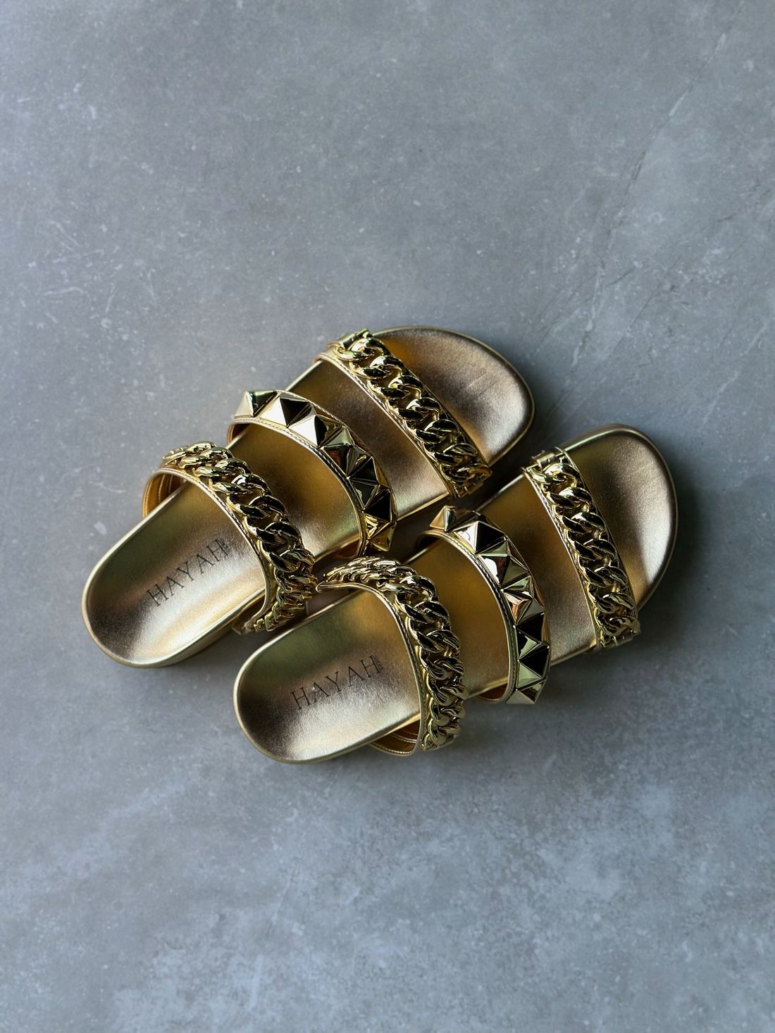 BEL - BIRKEN CORRENTE E SPIKES DOURADA