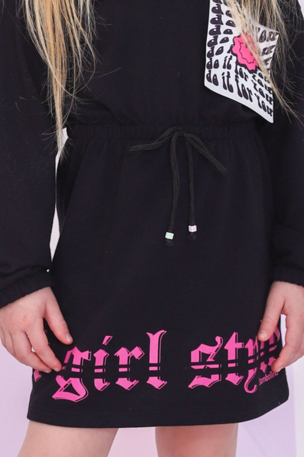 Vestido de moletinho estampado Vestido de moletinho estampado