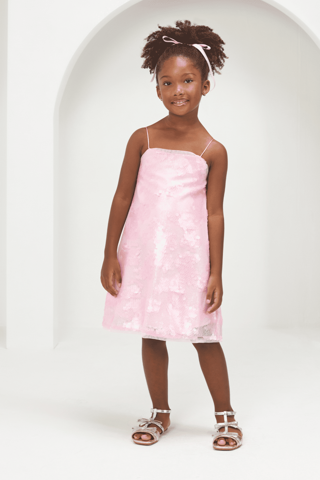 Vestido trapézio de paetê Vestido trapézio de paetê