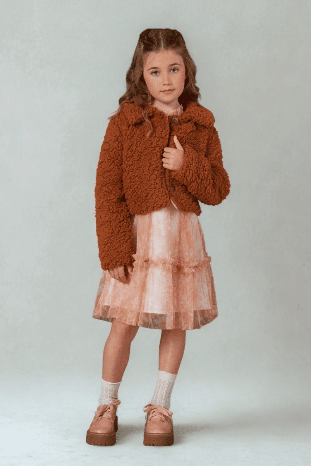 Casaco de malha teddy Casaco de malha teddy