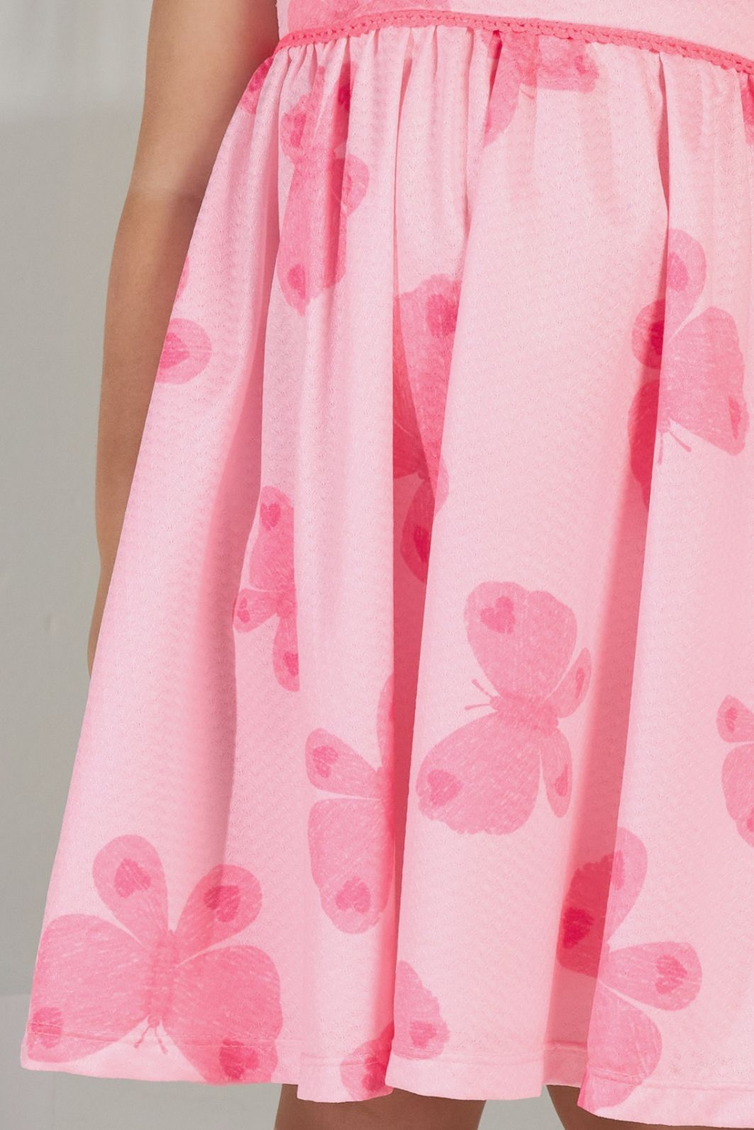 Vestido com estampa de borboletas Vestido com estampa de borboletas