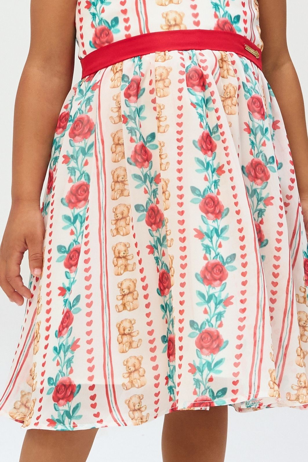 Vestido de Chiffon estampado