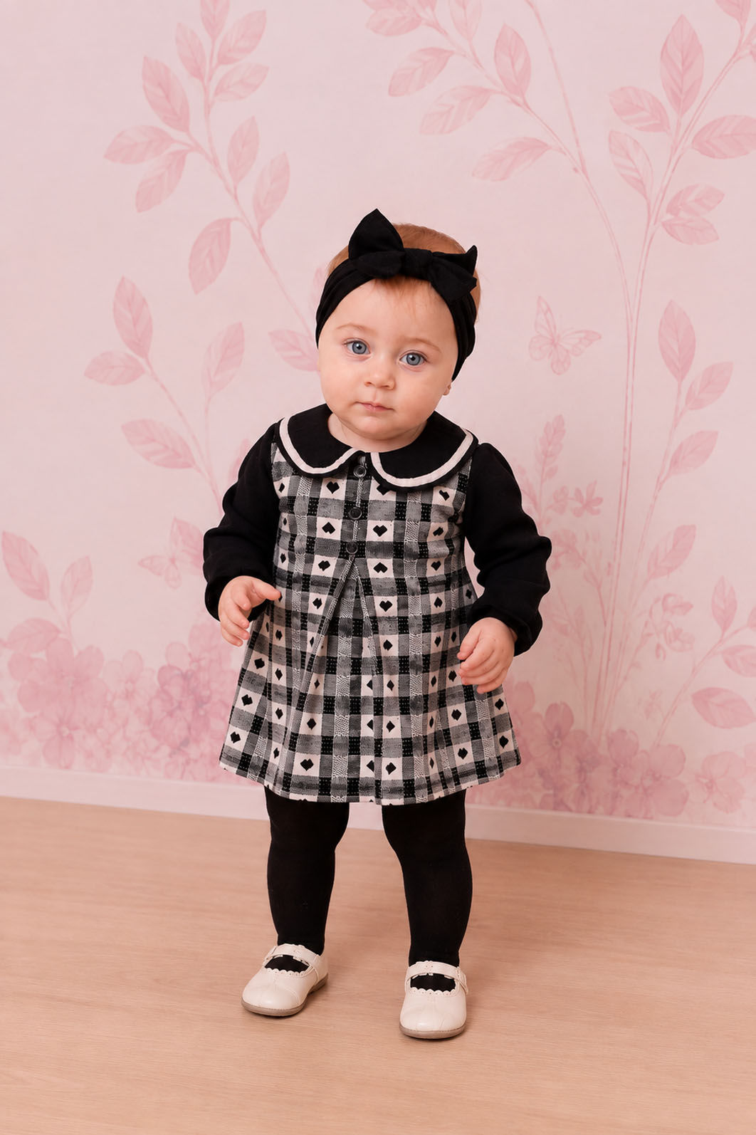 Vestido Xadrez Com Corações Vestido Xadrez Com Corações